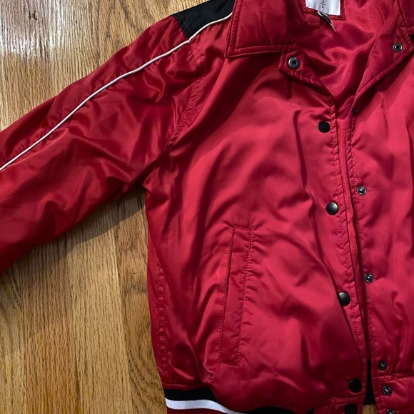 Red Bomber Jacket - Picture 2 of 6
